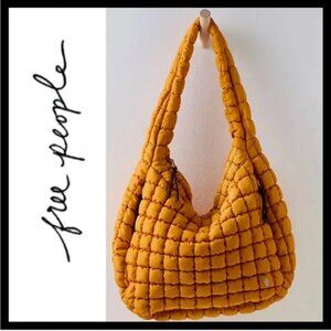 Free People Quilted Carryall Golden Sunrise